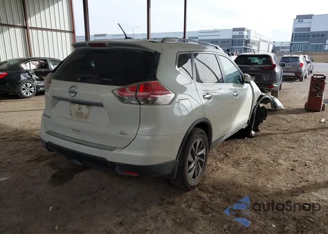 2015 Nissan Rogue Sl z USA, uszkodzony, nr VIN 5N1AT2MT1FC802183